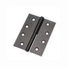 Lane 100 x 75 x 1.6mm Matte Black Right Hand Lift Off Hinge - 2 Pack
