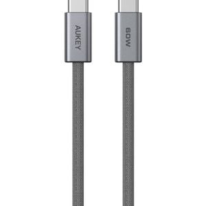 AUKEY CB-DCC062 Circlet Blink 1.8m 60W DTY Braided USB-C to USB-C Cable.