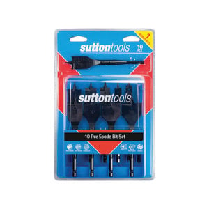 Sutton Tools 10 Piece Spade Bit Set