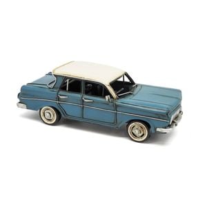 Boyle Metal Ornament Figurine Ej Holden Sedan Blue 28.5cm