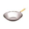 Cuisena 30cm Carbon Steel Stir Fry Wok w/ Wooden Handle - Silver