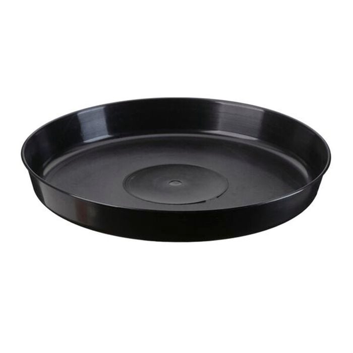 IP Plastics 20cm Round Saucer Black
