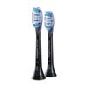 2pc Philips Sonicare G3 Premium Gum Care Brush Head Black Replacement