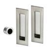 Sylvan 160mm Satin Nickel Plate Flush Pull Kit
