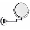 Dolphy 5x & 1x Wall Mounted Magnifying Makeup Mirror - Solid Brass