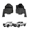AUSGO 5D Injection Car Floor Mats for Mazda BT-50 BT50 Single / Extra Cab 2011-2020 All-Weather Floor Liners