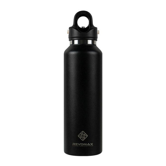 Revomax 592ml / 20oz Twist-free 316 Stainless Steel Insulated Bottle – Onyx Black