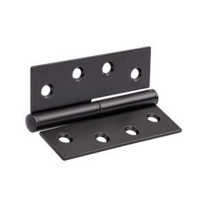 Zanda 100x75mm Matt Black Lift Off Hinge - Left Handed