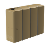 Promax 5,000L Sandstone Slimline Tank