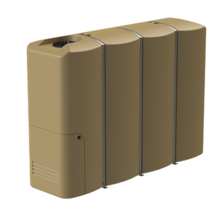 Promax 5,000L Sandstone Slimline Tank