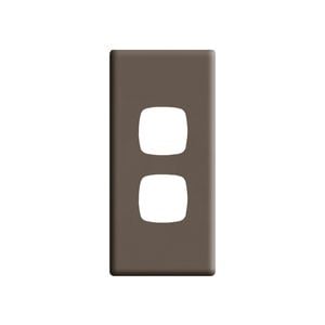HPM LINEA 2 Gang Architrave Coverplate