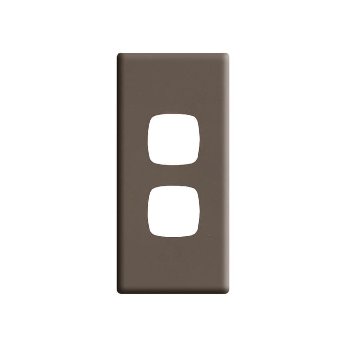 HPM LINEA 2 Gang Architrave Coverplate