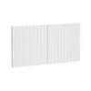 Kaboodle 1000mm Provincial White V-Groove Fridge Cabinet Doors - 2 Pack