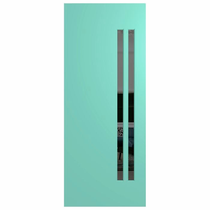 Hume 2040 x 820 x 40mm Verve External Door VER11 - Grey Tint
