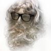 3 in 1 SANTA WIG White Beard Glasses SET Christmas Claus Xmas Costume Party