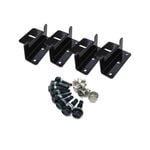 KT Solar Mounting Brackets with 8mm Dia T-Bolt Hole, 4 Pack KT70749