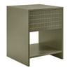 Astin Sinclair 400 x 400 x 500mm Olive Grid Bedside Table