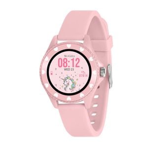 Tikkers Time Series 34 Smart Watch Smart Watch w/ Adjustable Straps - Pink