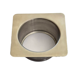 Insinkerator 115mm Brushed Steel Square Waste Adaptor Sink Waste daptor