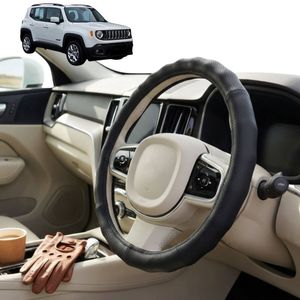 Australian Goose Steering Wheel Cover for Jeep Renegade 2015 - 2020 Circle Black