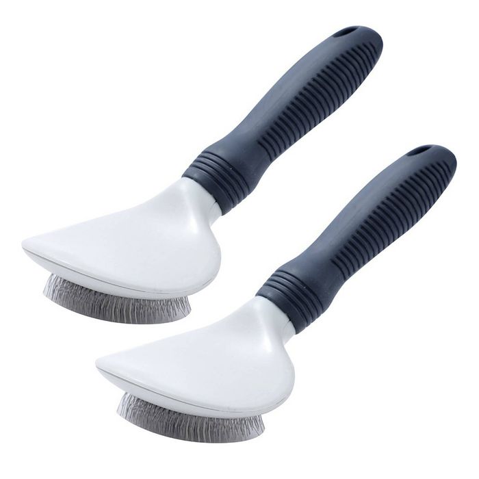 2x Paws & Claws Grooming Pro Pet Dog/Cat Fur Detangle Slicker Metal Brush