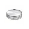 SOGA 14cm Premium Silver Grilling Plate Durable Heat Resistant Perfect for BBQs and Outdoor Cooking Kitchen Essential