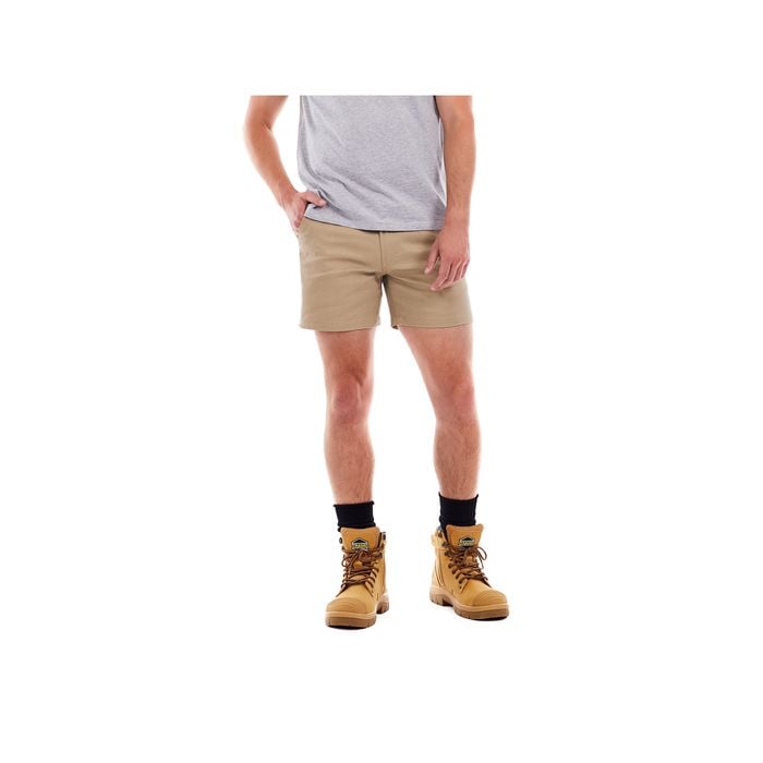 Tradie Mens Khaki Shorts Short Length Size 77
