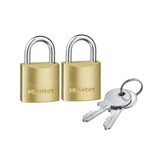 Master Lock 40mm Brass Keyed Padlock - 2 Pack