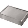 50x85cm Stainless Steel Pan Trays - 14 Pack - Silver | Stainless Steel | Small