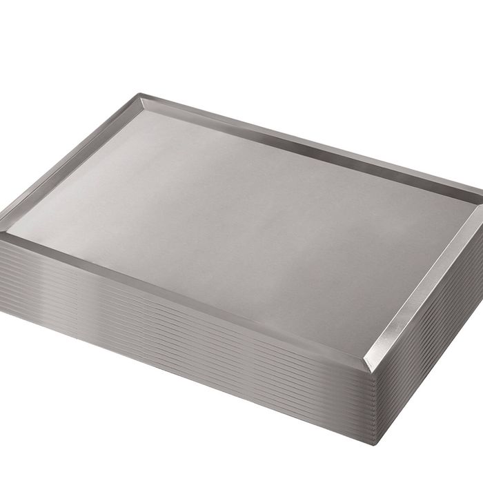 50x85cm Stainless Steel Pan Trays - 14 Pack - Silver | Stainless Steel | Small
