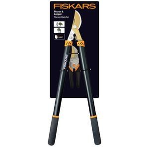 Fiskars Titanium Lopper And Pruner Set 1048181