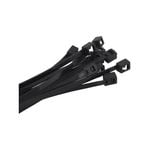 Kincrome 200mm Black Self-Cut Cable Tie 100 Pack