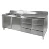 Modular Systems Kitchen Tidy Cabinet With Double Left Sinks Dsc-2400l-h