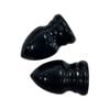 Windoware 16mm Black Curtain Rod Acorn Finial - 2 Pack