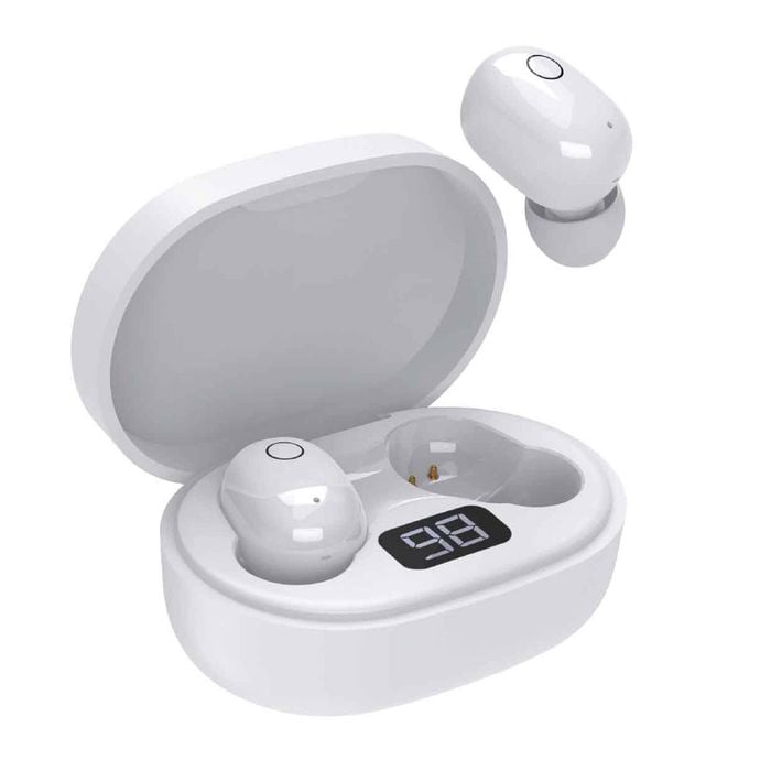 Laser Mini ENC Wireless Earbuds (White)