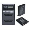 2x Battery and USB Dual Battery Charger for Nikon EN-EL10 Coolpix S3000 S570 S500 Camera Camcorder