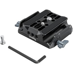 SmallRig Universal LWS Baseplate with Dual 15mm Rod Clamp