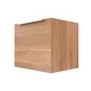 Stein 600 x 450 x 500mm Light Select Wall Hung Silver Integrated Handle Vanity - Cabinet Only  
