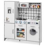 Costway Play Kitchen Chef Pretend Cooking Toy Set White