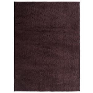 MaxFind 250 x 350cm Burgundy Quilted Diamond Rug