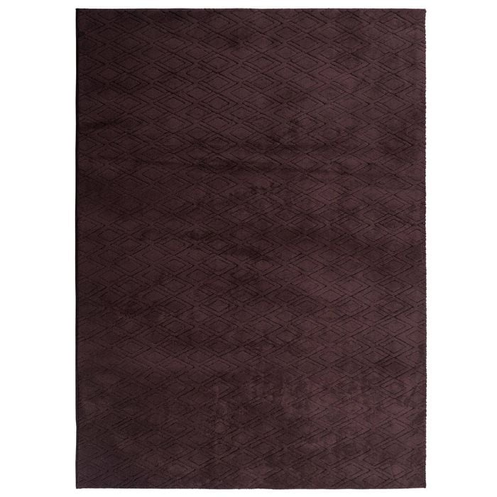 MaxFind 250 x 350cm Burgundy Quilted Diamond Rug