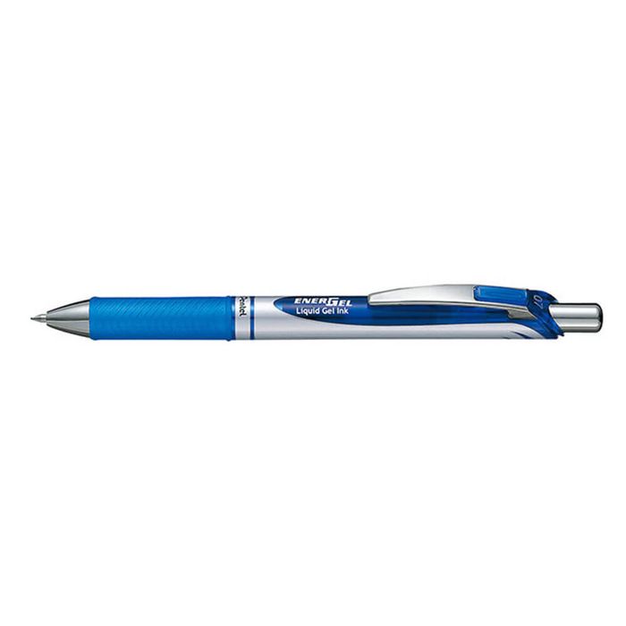 Pentel EnerGel Retractable Rollerball Pen (0.7mm) (Blue)