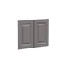 Kaboodle 600mm Smoked Grey Heritage Farmhouse Sink Doors - 2 Pack