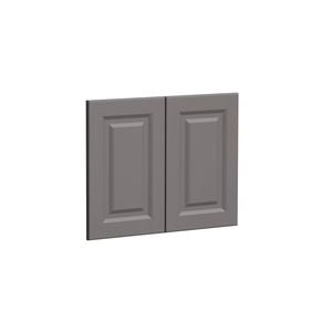Kaboodle 600mm Smoked Grey Heritage Farmhouse Sink Doors - 2 Pack