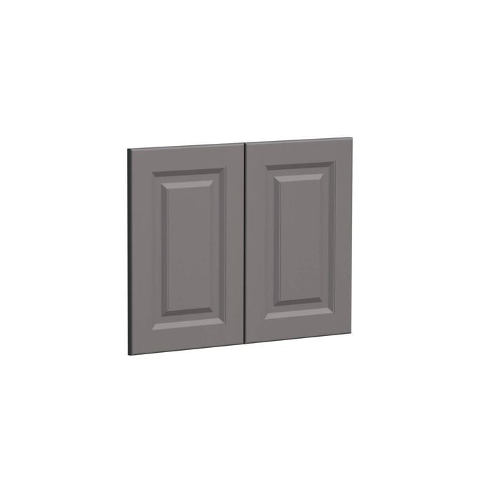 Kaboodle 600mm Smoked Grey Heritage Farmhouse Sink Doors - 2 Pack