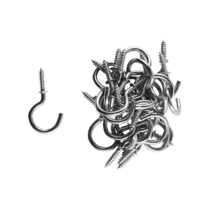 Everhang 14mm Zinc Plated Cup Hook - 25 Pack