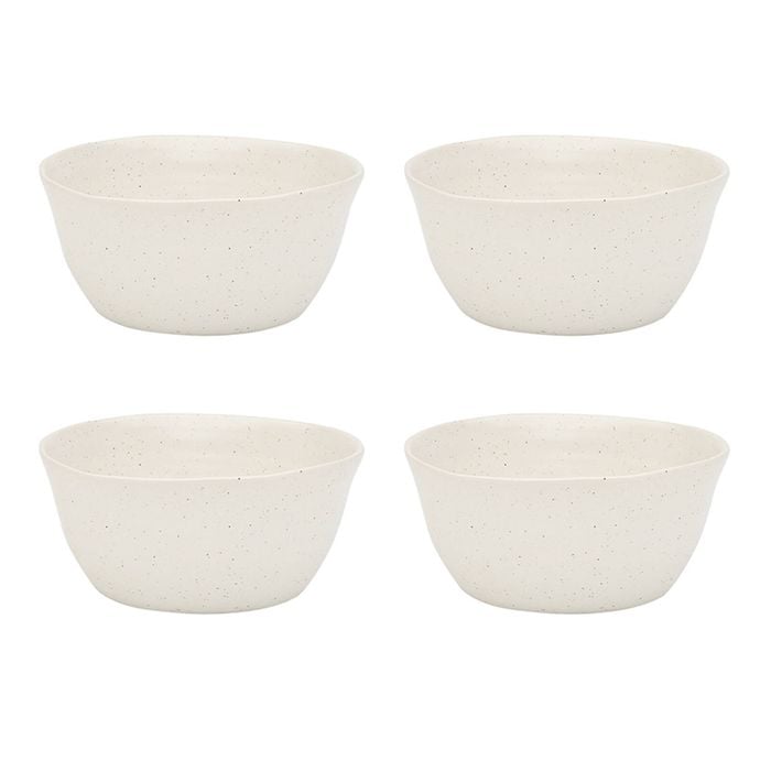 4PK Ecology Ottawa Calico Stoneware Round Rice Bowl 13.5cm