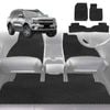 6D Diamond Car Floor Mats for Ford Everest UA2022-Current-Ultimate Set-Black-Outback GT