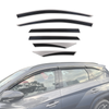 AUSGO Stainless Trim  Weather Shields for Hyundai Tucson 2021-Onwards Weathershields Window Visors Wind Deflectors