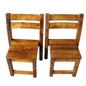 Children Acacia Stacking Chairs- set of 2